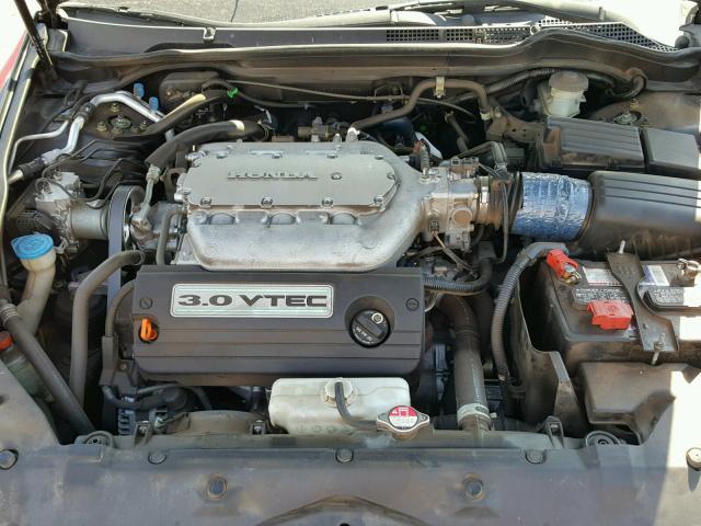 1HGCM668X6A002652 - 2006 HONDA ACCORD GRAY photo 7