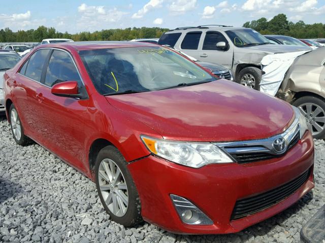 4T4BF1FK2CR211902 - 2012 TOYOTA CAMRY BASE RED photo 1