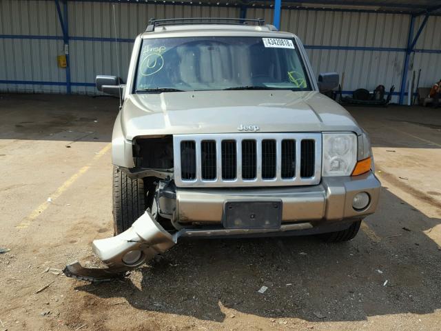 1J8HG58266C168341 - 2006 JEEP COMMANDER Qızıl foto 10