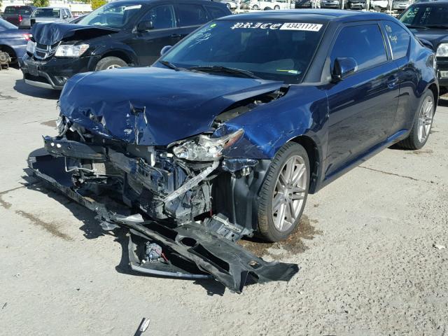 JTKJF5C78C3039648 - 2012 TOYOTA SCION TC 蓝色 照片 2