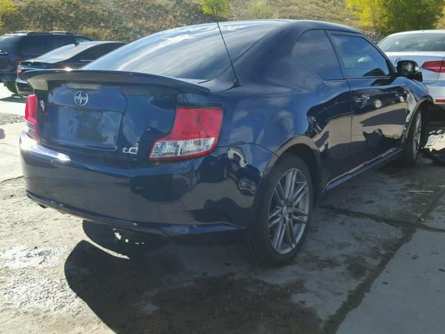 JTKJF5C78C3039648 - 2012 TOYOTA SCION TC 蓝色 照片 4