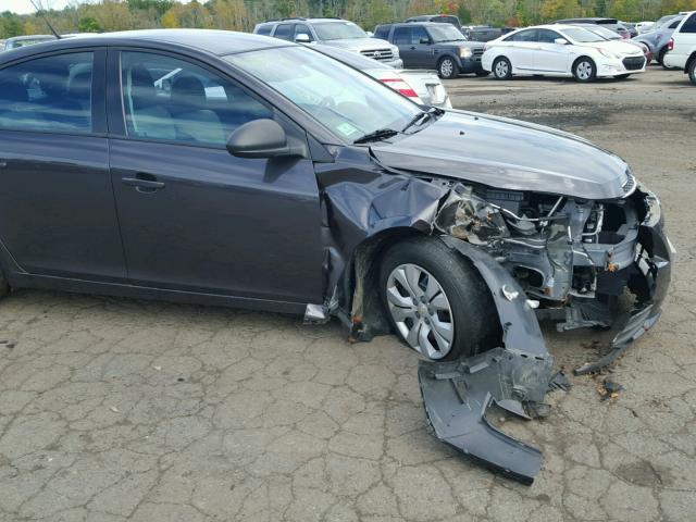 1G1PA5SG5E7336673 - 2014 CHEVROLET CRUZE CHARCOAL photo 9