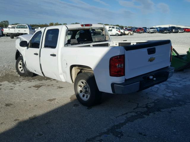 3GCPCPEA8BG221537 - 2011 CHEVROLET SILVERADO WHITE photo 3