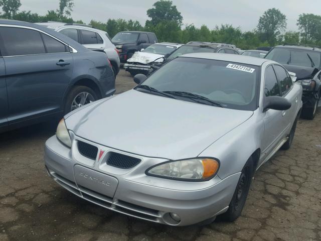 1G2NE52FX4C103196 - 2004 PONTIAC GRAND AM S Gümüş foto 2