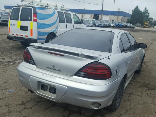 1G2NE52FX4C103196 - 2004 PONTIAC GRAND AM S Gümüş foto 4