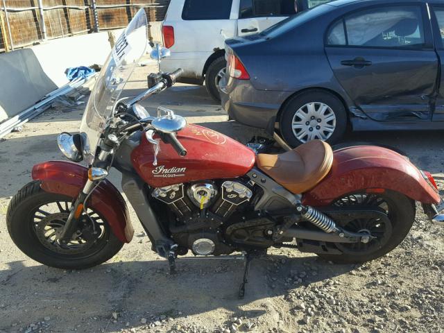 56KMSA006F3104463 - 2015 INDIAN MOTORCYCLE CO. SCOUT ABS RED photo 6