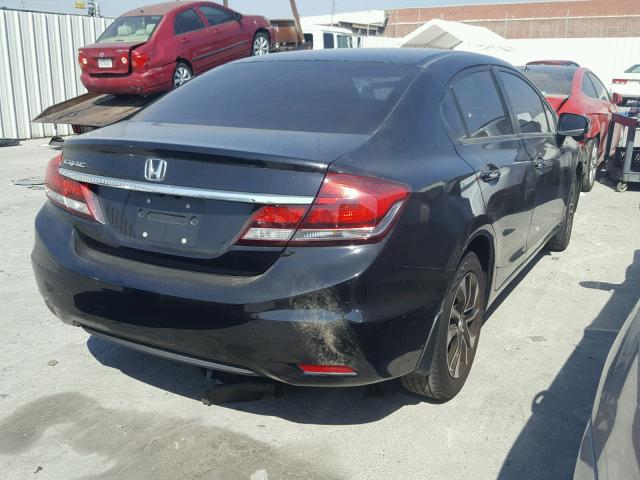 19XFB2F86FE293030 - 2015 HONDA CIVIC EX BLACK photo 4