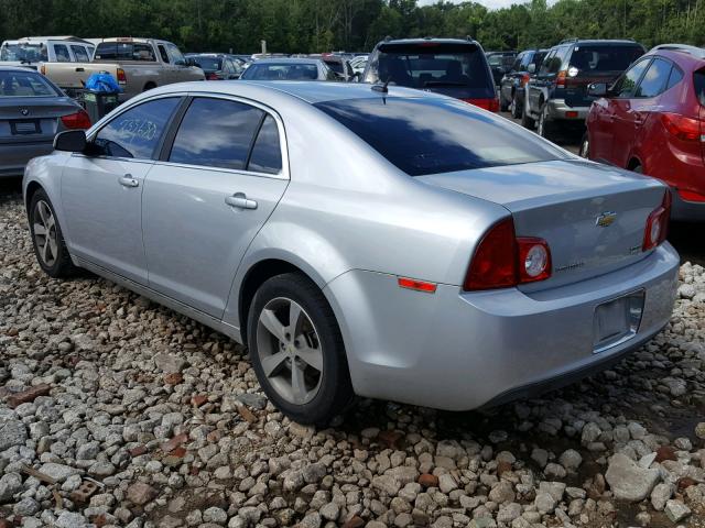 1G1ZC5EU0BF344735 - 2011 CHEVROLET MALIBU 1LT 银色 照片 3