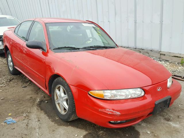 1G3NL52E93C254523 - 2003 OLDSMOBILE ALERO GL RED photo 1