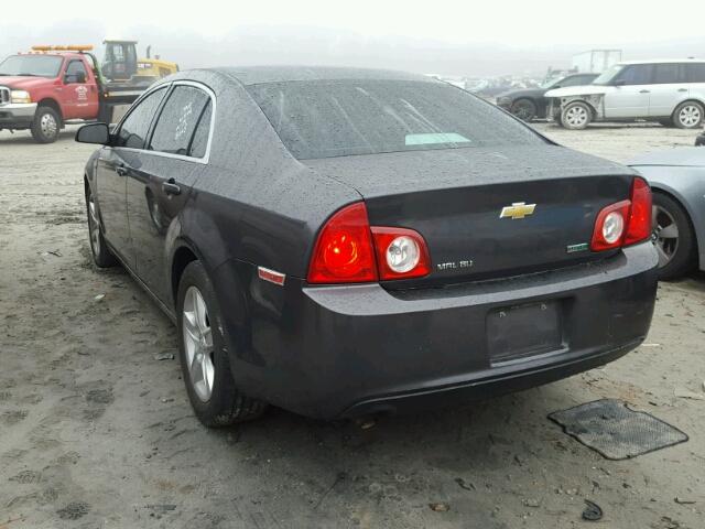 1G1ZA5EU9BF198065 - 2011 CHEVROLET MALIBU LS 灰色 照片 3