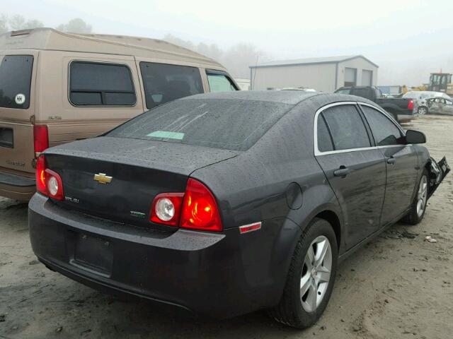 1G1ZA5EU9BF198065 - 2011 CHEVROLET MALIBU LS 灰色 照片 4