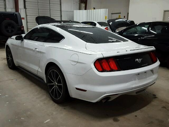 1FA6P8TH7F5350300 - 2015 FORD MUSTANG WHITE photo 3