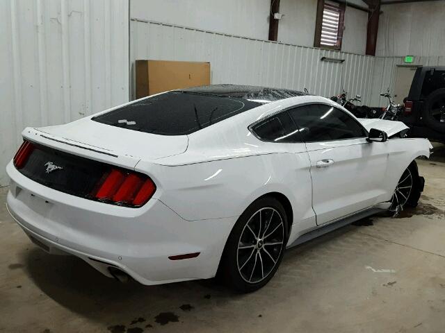 1FA6P8TH7F5350300 - 2015 FORD MUSTANG WHITE photo 4