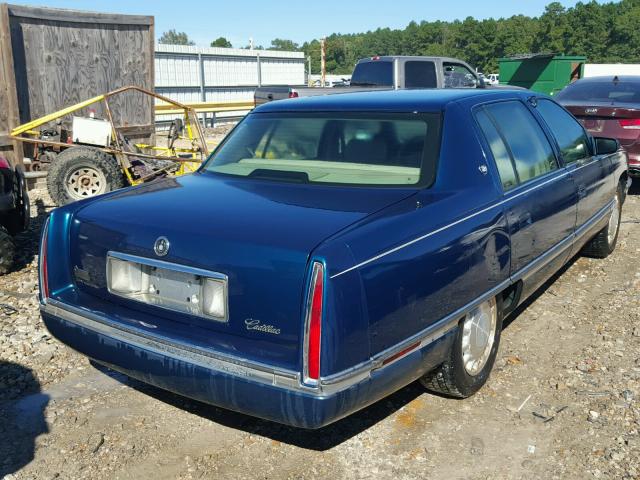 1G6KD52Y2TU201847 - 1996 CADILLAC DEVILLE GREEN photo 4