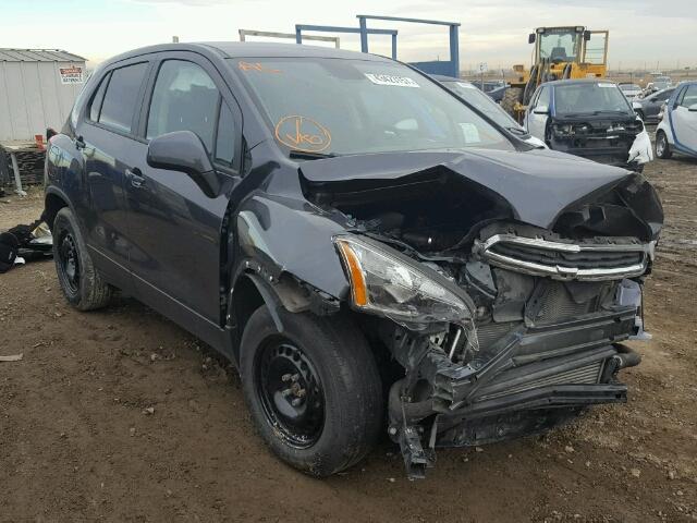 3GNCJKSB5FL162391 - 2015 CHEVROLET TRAX CHARCOAL photo 1