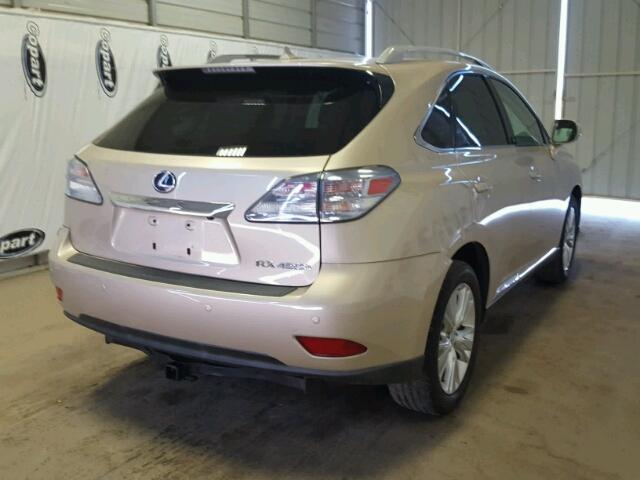 JTJBC1BA1C2428502 - 2012 LEXUS RX 450 GOLD photo 4