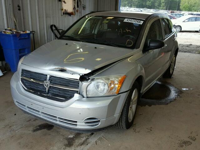 1B3CB4HA9AD601057 - 2010 DODGE CALIBER SX SILVER photo 2