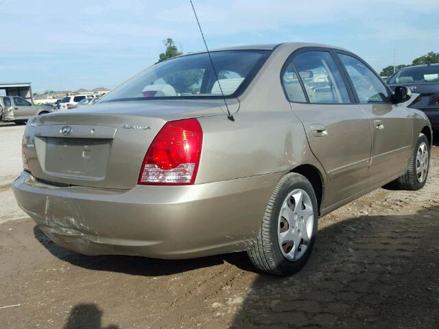 KMHDN46D16U374893 - 2006 HYUNDAI ELANTRA GL TAN photo 4