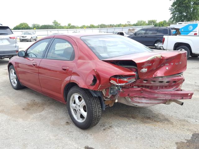 1B3AL46T46N178642 - 2006 DODGE STRATUS SX RED photo 3