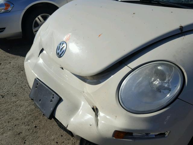 3VWSR31C76M413643 - 2006 VOLKSWAGEN NEW BEETLE CREAM photo 9