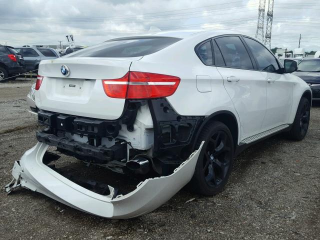 5UXFG2C52CL780450 - 2012 BMW X6 XDRIVE3 WHITE photo 4