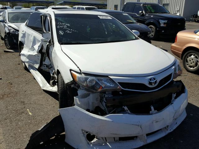 4T1BK1FK5DU023155 - 2013 TOYOTA CAMRY SE WHITE photo 1