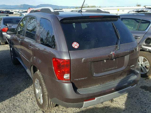 2CKDL73F176234658 - 2007 PONTIAC TORRENT BROWN photo 3