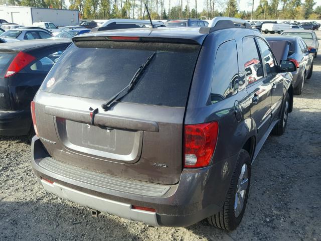 2CKDL73F176234658 - 2007 PONTIAC TORRENT BROWN photo 4