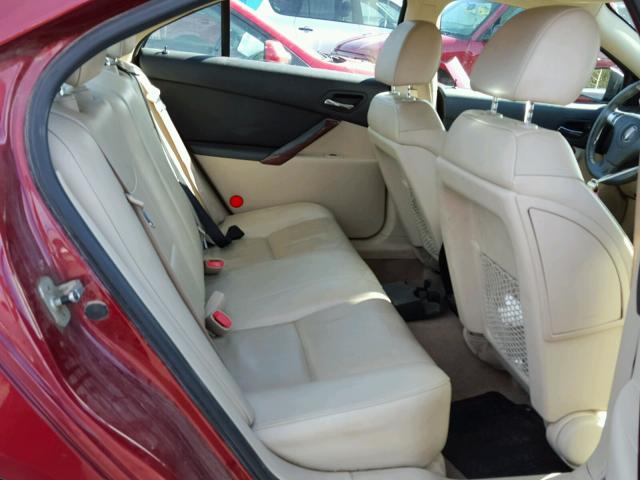 1G2ZG57B184171971 - 2008 PONTIAC G6 RED photo 6