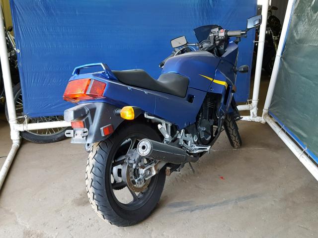 JKAEXMF143A101141 - 2003 KAWASAKI EX250 F BLUE photo 4