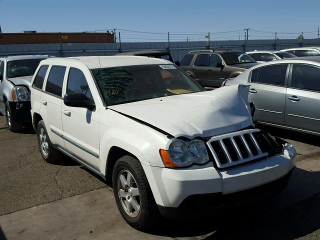 1J8GS48KX8C121708 - 2008 JEEP GRAND CHER WHITE photo 1