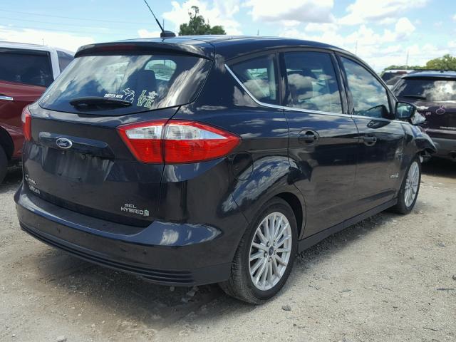 1FADP5BU3DL547185 - 2013 FORD C-MAX SEL BLACK photo 4