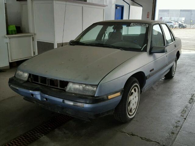 1G1LT53G2MY138519 - 1991 CHEVROLET CORSICA LT BLUE photo 2