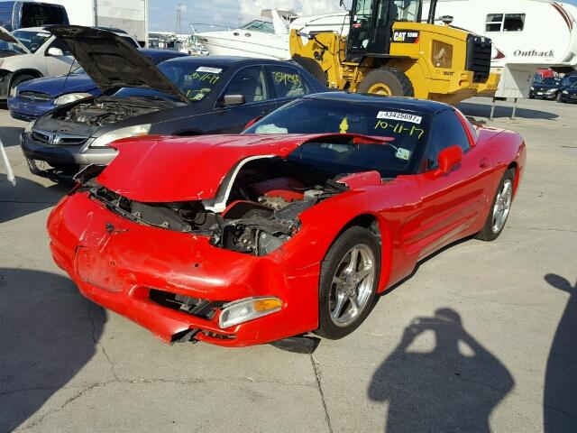 1G1YY22G8Y5104356 - 2000 CHEVROLET CORVETTE RED photo 2