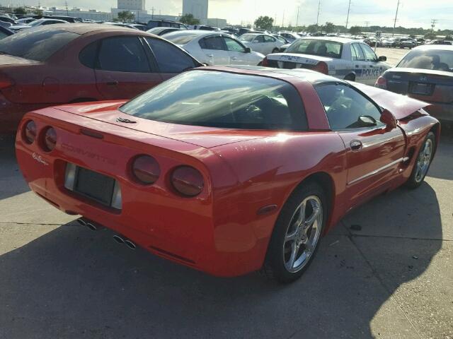 1G1YY22G8Y5104356 - 2000 CHEVROLET CORVETTE RED photo 4