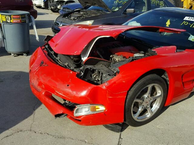 1G1YY22G8Y5104356 - 2000 CHEVROLET CORVETTE RED photo 9