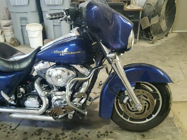 1HD1KBW176Y680515 - 2006 HARLEY-DAVIDSON FLHXI BLUE photo 9