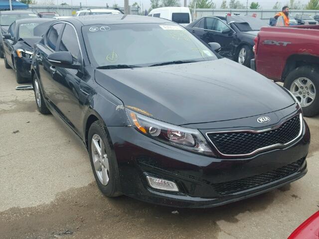 5XXGM4A73EG301860 - 2014 KIA OPTIMA LX BLACK photo 1