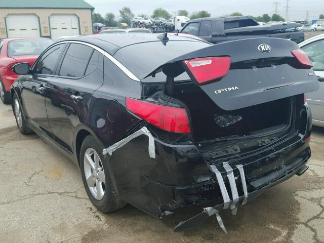 5XXGM4A73EG301860 - 2014 KIA OPTIMA LX BLACK photo 3