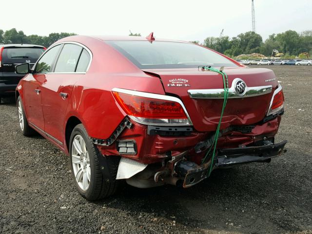 1G4GD5E32CF288359 - 2012 BUICK LACROSSE P RED photo 3