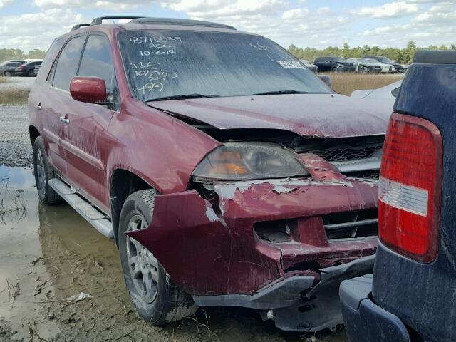 2HNYD18684H520724 - 2004 ACURA MDX TOURIN BURGUNDY photo 1