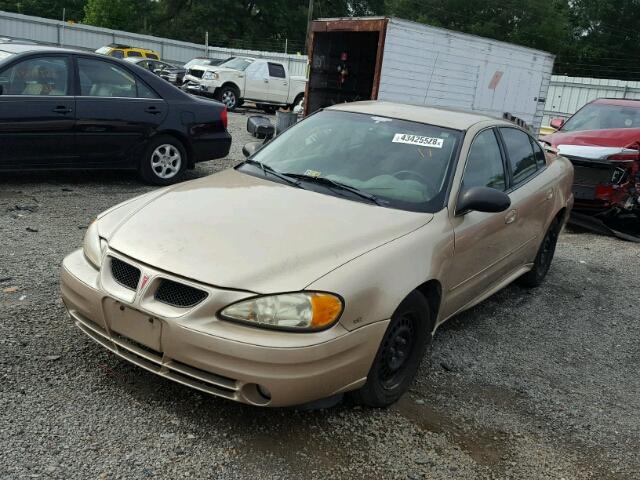 1G2NE52E15M103977 - 2005 PONTIAC GRAND AM S Qızıl foto 2