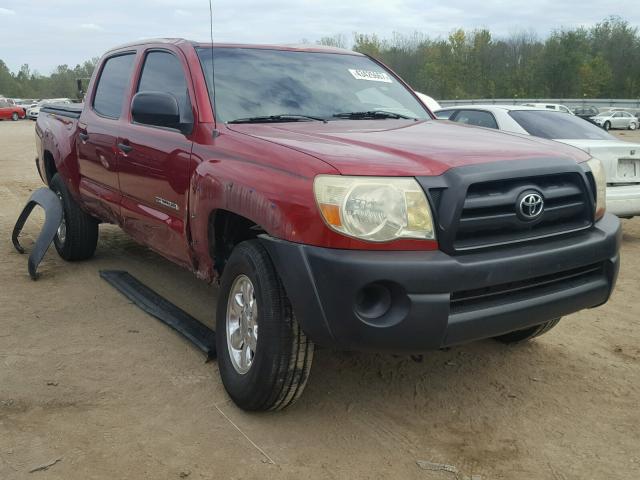 3TMJU62N26M022737 - 2006 TOYOTA TACOMA DOU RED photo 1