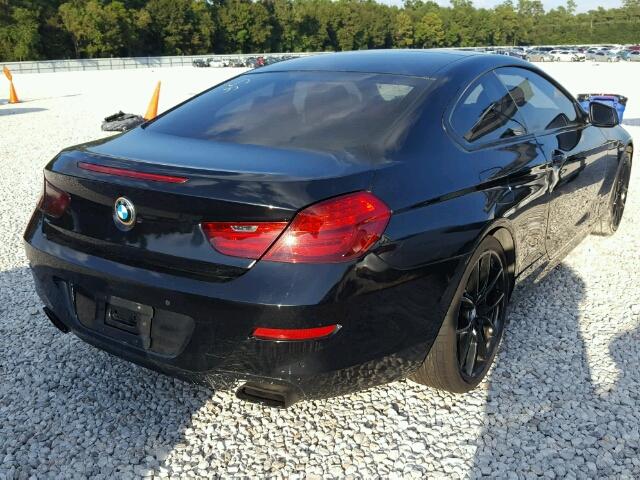 WBALX3C53CC528603 - 2012 BMW 650 I BLACK photo 4