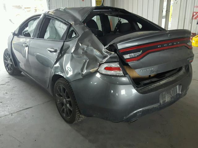 1C3CDFBH5DD219434 - 2013 DODGE DART GRAY photo 3