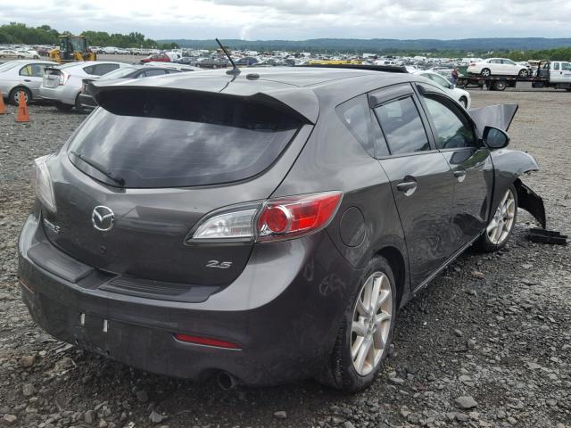 JM1BL1L61C1507011 - 2012 MAZDA 3 S GRAY photo 4