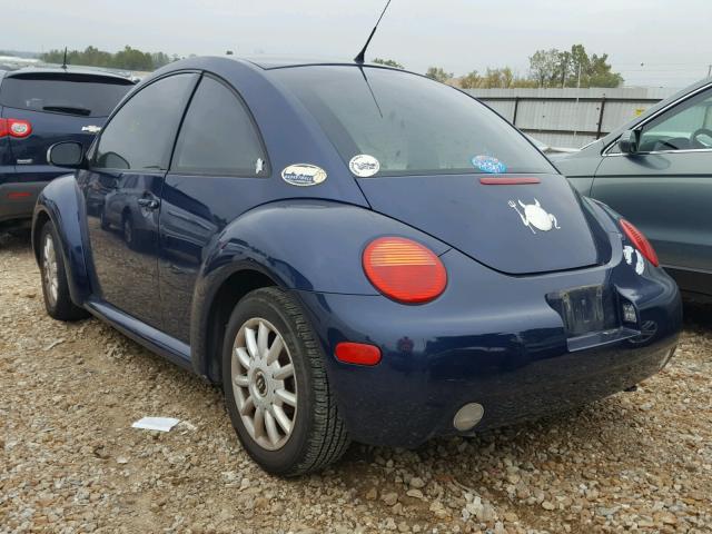3VWCK31C54M416689 - 2004 VOLKSWAGEN NEW BEETLE 蓝色 照片 3