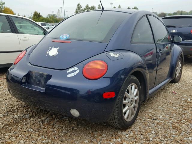 3VWCK31C54M416689 - 2004 VOLKSWAGEN NEW BEETLE 蓝色 照片 4