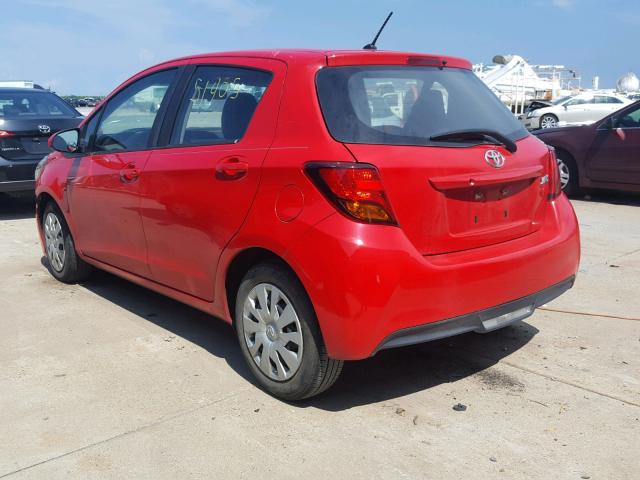 VNKKTUD32GA062619 - 2016 TOYOTA YARIS L RED photo 3