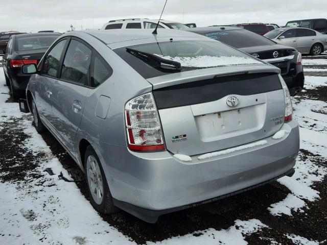 JTDKB20U277647258 - 2007 TOYOTA PRIUS SILVER photo 3